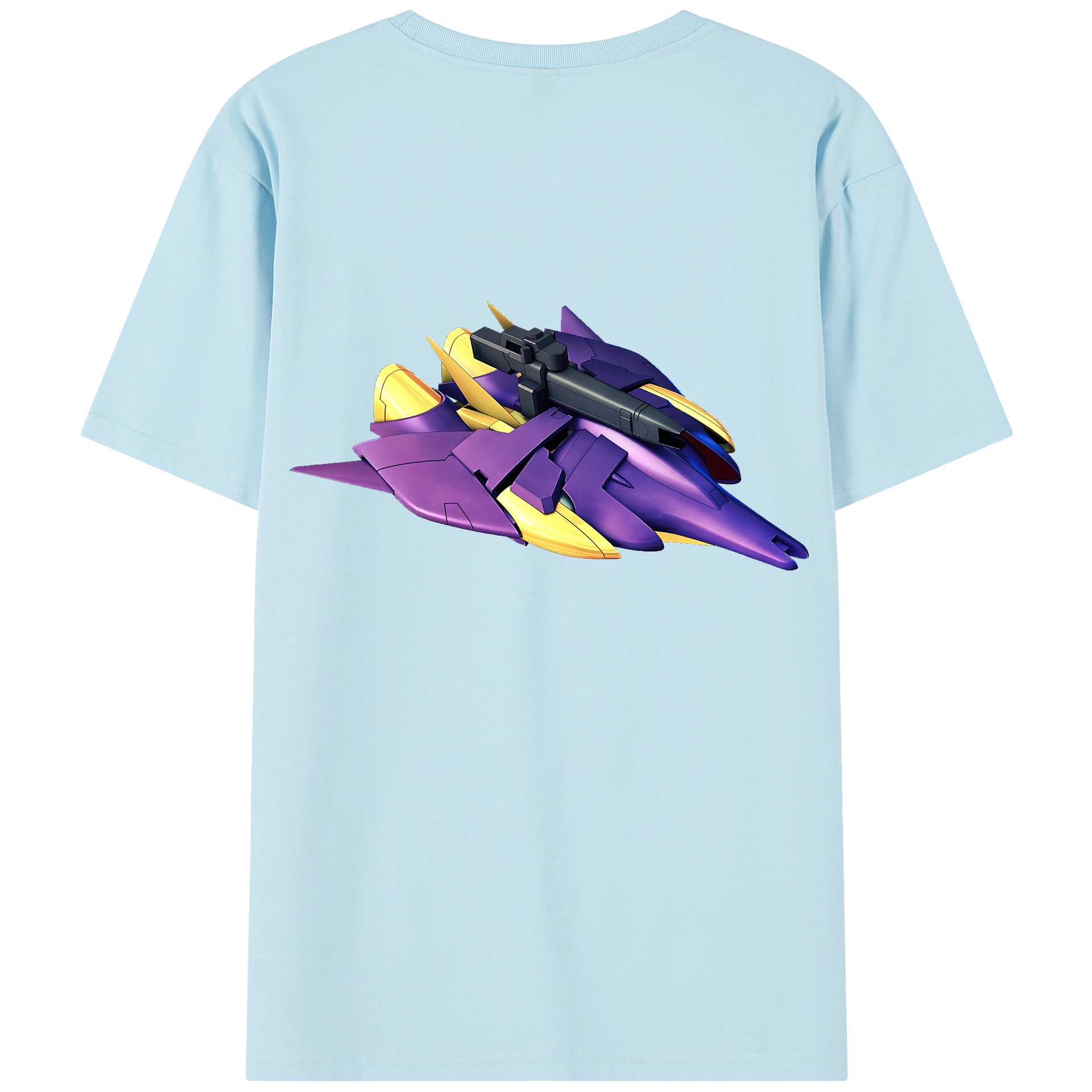 （画像用） 機動戦士ガンダム Mobile Suit Gundam 綿100％半袖Tシャツ（背面プリント）